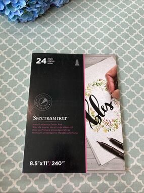 Spectrum Noir Hand Lettering Decor Pad Blessed 24p NEW